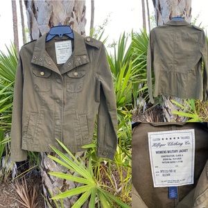 Tommy Hilfiger Vintage Pattern Military Jacket S/P